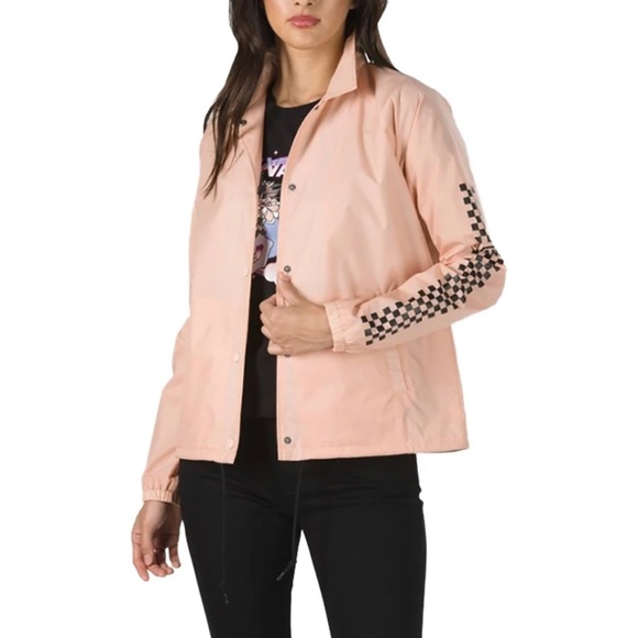 Vans Tops - VANS THANKS COACH FUNDAY JACKET Women’s Rose Cloud